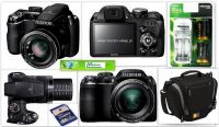 aparat Fuji S3400 + 4GB + torba Caselogic TBC306K +ładowarka + 4akum